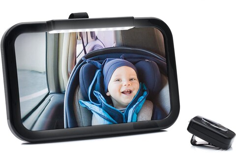 fillikid Autospiegel mit LED Schwarz von fillikid
