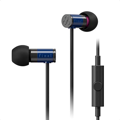 final E1000C Geräuschisolierender In-Ear Kopfhörer Mit Mikrofon Und Fernbedienung - Blau von final