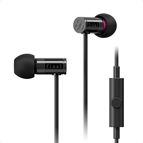 final E1000C Geräuschisolierender In-Ear Kopfhörer Mit Mikrofon Und Fernbedienung - Schwarz von final