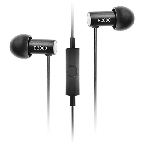 final E2000C Geräuschisolierender In-Ear Kopfhörer Mit Mikrofon Und Fernbedienung - Aluminium Schwarz von final