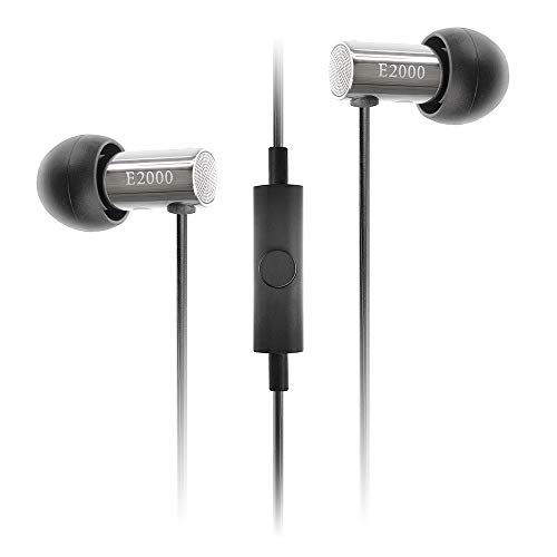 final E2000CS Geräuschisolierender In-Ear Kopfhörer Mit Mikrofon Und Fernbedienung - Aluminium Silber von final