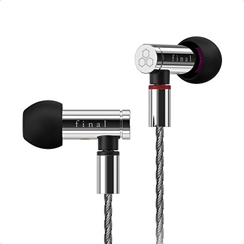 final E5000 Geräuschisolierender In-Ear Kopfhörer Mit Austauschbarem Kabel - Edelstahl Schwarz von final