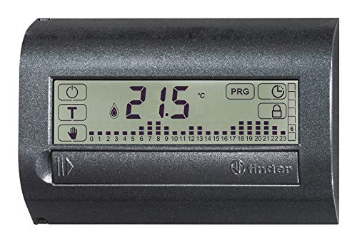 Chronothermostat Touch Wand schwarz Typ 1C7190032007 - Serie 1C Finder anthrazit Chronothermostat Touch Wand schwarz Typ 1C7190032007 - Serie 1C Finder anthrazit von finder