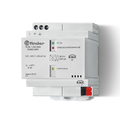 Schaltnetzteil für KNX Systeme mit Ausgang 30V DC - 640mA Serie 78 Schaltnetzteil für KNX Systeme mit Ausgang 30V DC - 640mA Serie 78 von finder
