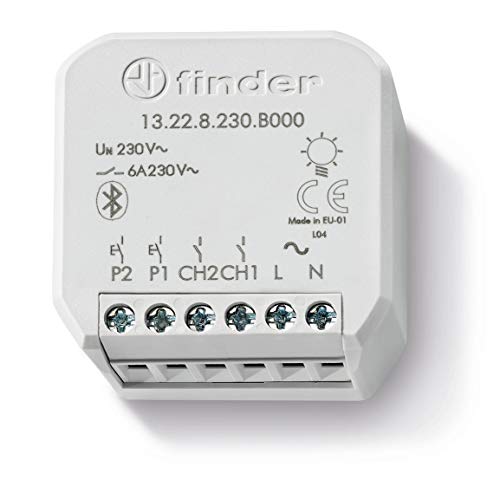 Finder YESLY Type 13228230B000 Bluetooth Multifunktionsrelais 2 Kontakte Geeignet zur Steuerung von Licht und Lüftern Programmierbar per App finder YOU Finder YESLY Type 13228230B000 Bluetooth Multifunktionsrelais 2 Kontakte Geeignet zur Steuerung von Licht und Lüftern Programmierbar per App finder YOU von finder