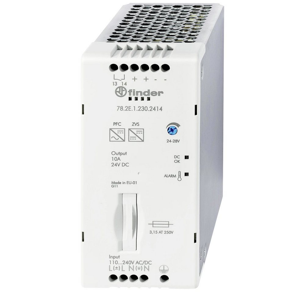 finder Finder 78.2E.1.230.2414 Hutschienen-Netzteil (DIN-Rail) 24 V/DC 10.8 Hutschienen-Netzteil von finder