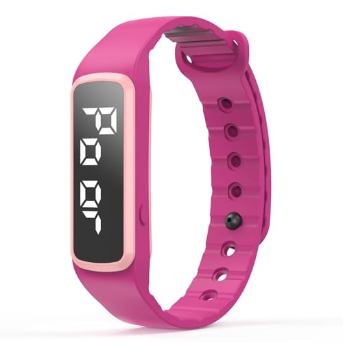 Digital Kinderuhr Armbanduhr Kinder Digitaluhr Fitnessarmband Schrittzähler Kinder Junge Mädchen Fitnessuhr ohne App und Handy Schlaftracker Wecker Fitness Tracker Kinder Uhr Wasserdicht Kalorien von findtime