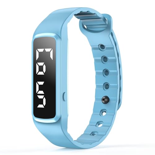 Digital Kinderuhr Armbanduhr Kinder Digitaluhr Fitnessarmband Schrittzähler Kinder Junge Mädchen Fitnessuhr ohne App und Handy Schlaftracker Wecker Fitness Tracker Kinder Uhr Wasserdicht Kalorien von findtime