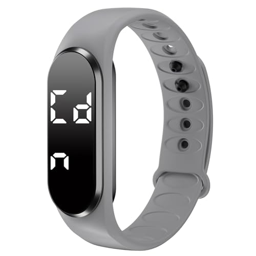 Digital Kinderuhr Armbanduhr Kinder Junge Mädchen Schrittzähler Kinder Digitaluhr Fitnessarmband Fitness Tracker Kinder Uhr Schlaftracker Fitnessuhr ohne App und Handy Wecker Wasserdicht Kalorien von findtime