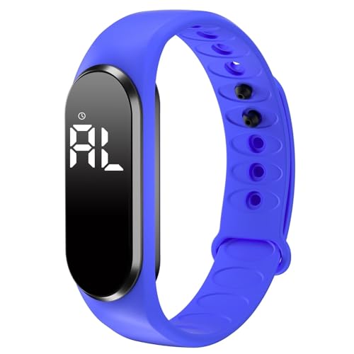 Digital Kinderuhr Armbanduhr Kinder Junge Mädchen Schrittzähler Kinder Digitaluhr Fitnessarmband Fitness Tracker Kinder Uhr Schlaftracker Fitnessuhr ohne App und Handy Wecker Wasserdicht Kalorien von findtime