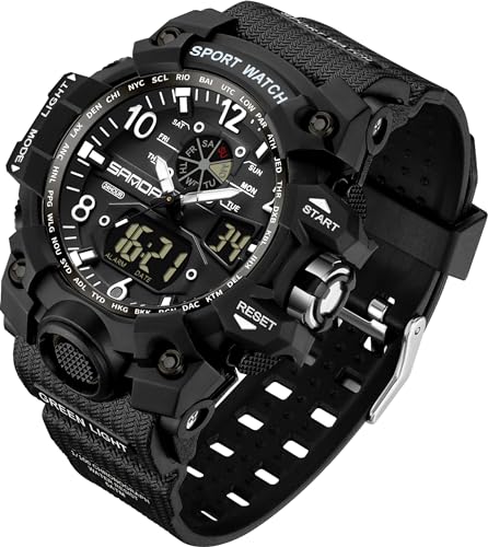 Digitale Armbanduhr Damen Sportlich 5ATM Wasserdicht Militär Uhr Kinder Digitaluhr für Jungen Mädchen Analog Digital Sportuhr LED Multifunktions Damenuhr mit Wecker Datum Stoppuhr Outdoor Digitale Armbanduhr Damen Sportlich 5ATM Wasserdicht Militär Uhr Kinder Digitaluhr für Jungen Mädchen Analog Digital Sportuhr LED Multifunktions Damenuhr mit Wecker Datum Stoppuhr Outdoor von findtime
