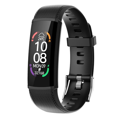 Fitnessuhr Herren Fitness Tracker mit Benachrichtigung Schrittzähler Uhr Smartwatch Damen mit Herzfrequenz-/Blutdruckmessung Schlafmonitor Sportmonitor für Android iOS von findtime