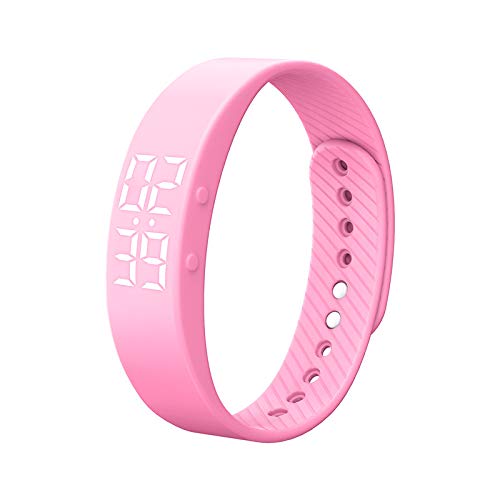 Fitnessuhr Schrittzähler Uhr Herren und Damen Digitale Armbanduhr Digitaluhr Sportuhren mit Messung des Schrittes, Kalorienverbrauchs und der Distanz von findtime