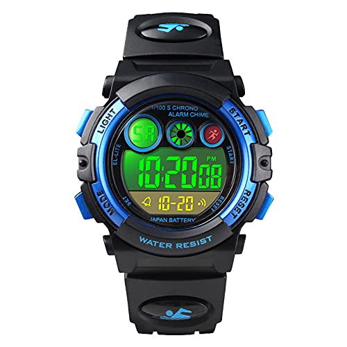 Kinderuhr Junge Digital Kinderarmbanduhren für Jungen 6 Jahre Mädchen,Kinder Uhren für Jungs,Stoppuhr Quarz Uhr Lernen Digitaluhr Sport Outdoor LED-Licht Datum 5 ATM Wasserdicht Multifunktional Kinderuhr Junge Digital Kinderarmbanduhren für Jungen 6 Jahre Mädchen,Kinder Uhren für Jungs,Stoppuhr Quarz Uhr Lernen Digitaluhr Sport Outdoor LED-Licht Datum 5 ATM Wasserdicht Multifunktional von findtime