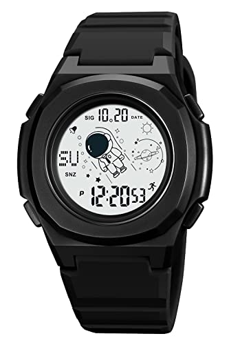 Kinderuhr Junge Digitaluhr Armbanduhr Sport 5 ATM Wasserdicht Kinder Uhren für Jungs Wecker Alarm Timer LED Licht Stoppuhr Datum Elektronische Digital Uhr für Herren Jugendliche Outdoor Sportuhr von findtime