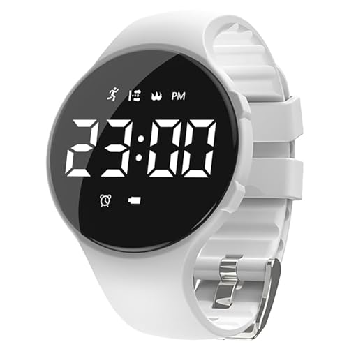 Kinderuhr mit Schrittzähler Kinder Digital Armbanduhr Fitnessuhr ohne App und Handy Digitaluhr Kinder Junge Mädchen Fitnessarmband Fitness Tracker Kinder Uhr Wecker Wasserdicht Kalorien von findtime