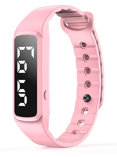 Schrittzähler Armband Herren Digital Uhr Armband Fitnessuhr ohne app und Handy Schrittzähler Uhr Damen Digitale Armbanduhr Damen Messung des Schrittes, Kalorienverbrauchs und der Distanz von findtime