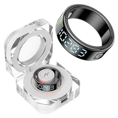 Smart Ring Android Smartringe Herren Damen Schlaftracker Fitness Tracker Ring IOS Schlaf Tracker Smartring Fitnessring Schrittzähler Gesundheitsring Fitnesstracker Pulsmesser Herzfrequenz Gold Schwarz Smart Ring Android Smartringe Herren Damen Schlaftracker Fitness Tracker Ring IOS Schlaf Tracker Smartring Fitnessring Schrittzähler Gesundheitsring Fitnesstracker Pulsmesser Herzfrequenz Gold Schwarz von findtime