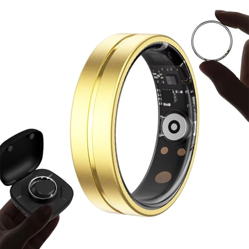 Smart Ring Blutdruckmessung Blutdruck Smartring Herren Damen Fitness Ring Tracker Android IOS Fitnessring Smarter Ring Schlaf Tracker Pulsmesser Schrittzähler Aktivitätstracker Fitnesstracker von findtime