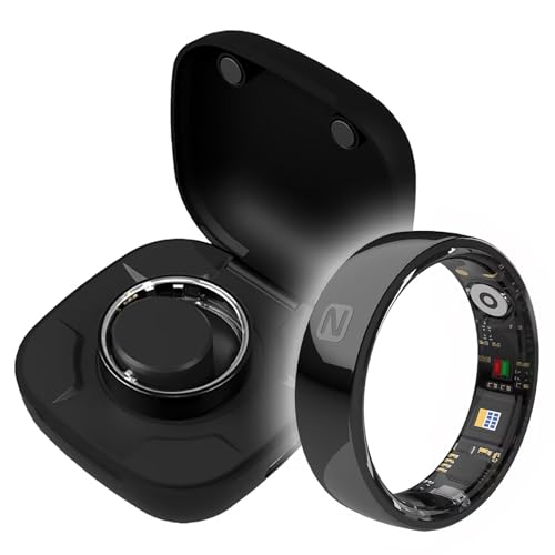 Smart Ring Blutdruckmessung Smartring Herren Damen Fitness Ring Tracker NFC Blutdruck Android IOS Fitnessring Smarter Ring Schlaftracker Pulsmesser Fitnesstracker Schrittzähler Aktivitätstracker von findtime