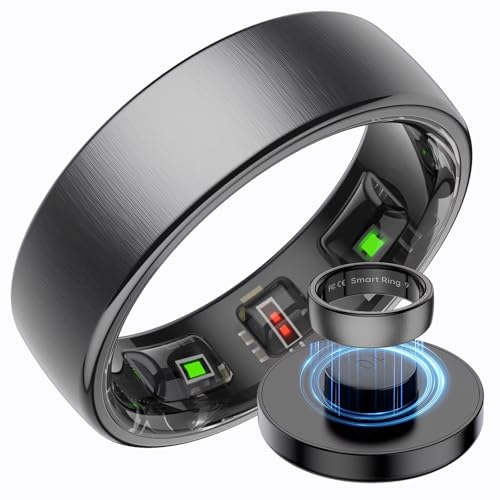 Smart Ring Edelstahl Smartringe für Herren Damen 5 ATM Wasserdicht Fitness Ring Tracker Android iOS Fitnessring Schlaftracker Pulsmesser Schlafring Fitnesstracker Schrittzähler Gesundheitsring Smart Ring Edelstahl Smartringe für Herren Damen 5 ATM Wasserdicht Fitness Ring Tracker Android iOS Fitnessring Schlaftracker Pulsmesser Schlafring Fitnesstracker Schrittzähler Gesundheitsring von findtime