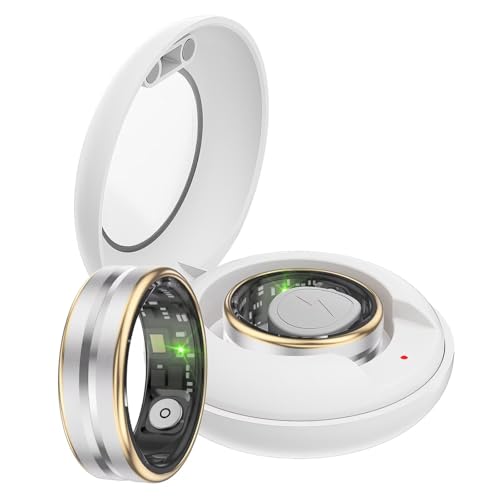 Smart Ring Fitness Ring Tracker Smartring Herren Damen Schlafring Schrittzähler Schlaftracker Android IOS Smarter Ring Tracking Ring Pulsmesser SpO2 Aktivitätstracker Fitnessring Schwarz Gold Silber Smart Ring Fitness Ring Tracker Smartring Herren Damen Schlafring Schrittzähler Schlaftracker Android IOS Smarter Ring Tracking Ring Pulsmesser SpO2 Aktivitätstracker Fitnessring Schwarz Gold Silber von findtime