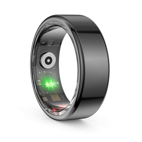 Smart Ring Smartringe für Herren und Damen Smart Ring Android Fitness Ring Tracker Schrittzähler Schlafmonitor Herzfrequenzmessung Gesundheitsüberwachung Datenaufzeichnung für verschiedene Sportarten von findtime