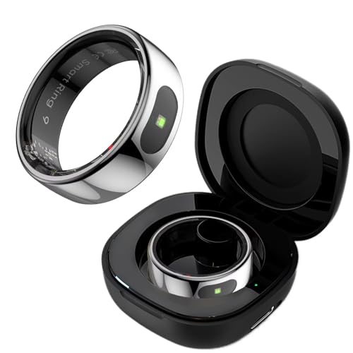 Smart Ring Touch Fitness Ring Tracker Smartringe für Herren Damen IP68 Wasserdicht Android iOS Fitnessring mit Schlaftracker Pulsmesser Sleep Tracker Aktivitätstracker Schrittzähler Herzfrequenz Smart Ring Touch Fitness Ring Tracker Smartringe für Herren Damen IP68 Wasserdicht Android iOS Fitnessring mit Schlaftracker Pulsmesser Sleep Tracker Aktivitätstracker Schrittzähler Herzfrequenz von findtime