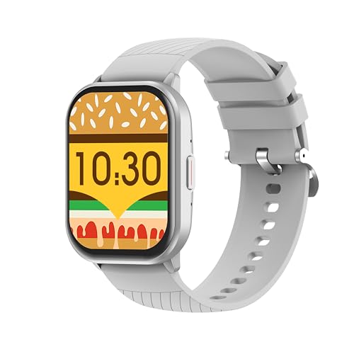 Smartwatch, 5,1 cm (2 Zoll), großer Bildschirm, für Damen und Herren, Anrufe, Fitnessuhr, Herzfrequenz, Schlaf, Blutsauerstoff, Blutdruckmessgerät, Aktivitätstracker, kompatibel mit Android- und von findtime