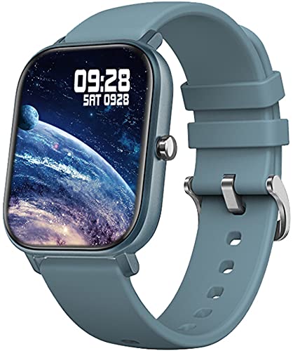 Smartwatch Fitness Armbanduhr mit personalisiertem Bildschirm Sportuhr Musik Kamera Puls Schrittzähler Fitnessuhr Herren Damen Smart Watch für Andriod iOS kompatibel Blau von findtime