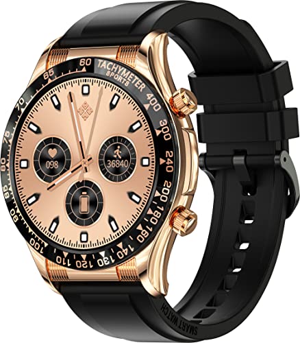 Smartwatch Telefonieren Herren Fitness Tracker für Android IOS Fitnessuhr mit Blutdruckmessung Pulsuhr Schlafanalyse Musikplayer NFC Sportuhr Schrittzähler Fitness Watch Gold Smartwatch Telefonieren Herren Fitness Tracker für Android IOS Fitnessuhr mit Blutdruckmessung Pulsuhr Schlafanalyse Musikplayer NFC Sportuhr Schrittzähler Fitness Watch Gold von findtime