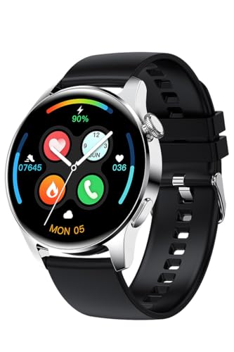 Smartwatch für Herren, Voll-Touchscreen-Smartwatch, geteilter Bildschirm, Anrufverfolgung, Trainingsdaten, Fitness-Tracker, Herzfrequenz, Schlaf, Blutdruck, Blutsauerstoff-Monitor, kompatibel mit Smartwatch für Herren, Voll-Touchscreen-Smartwatch, geteilter Bildschirm, Anrufverfolgung, Trainingsdaten, Fitness-Tracker, Herzfrequenz, Schlaf, Blutdruck, Blutsauerstoff-Monitor, kompatibel mit von findtime