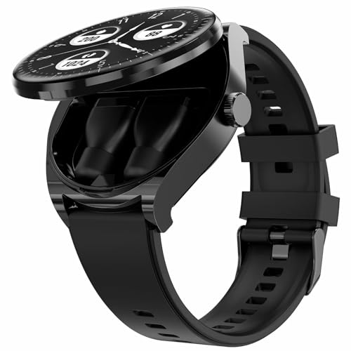 Smartwatch mit Kopfhörer Bluetooth Telefonfunktion Musik Gesundheitsuhr Blutdruck Pulsuhr Sportuhr Herren Fitnessuhr Militär Uhr Outdoor Military Watch Aktivitätstracker Schrittzähler Fitnesstracker von findtime