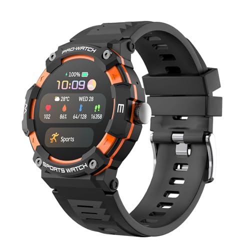 Sportuhren Herren Militär Smartwatch Herren Robuste Wasserdicht Sport Outdoor Tactical Watch Military Smartwatch für Handwerker Gesundheitsuhr Blutdruck Pulsuhr Telefonfunktion Silikon Schrittzähler Sportuhren Herren Militär Smartwatch Herren Robuste Wasserdicht Sport Outdoor Tactical Watch Military Smartwatch für Handwerker Gesundheitsuhr Blutdruck Pulsuhr Telefonfunktion Silikon Schrittzähler von findtime