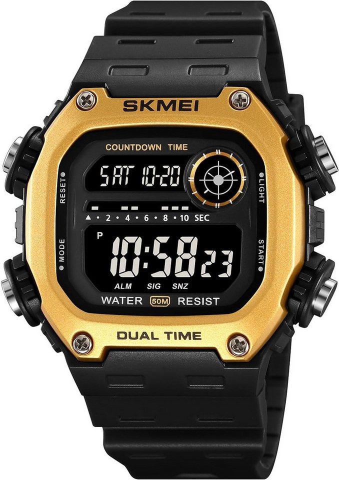findtime Countdown-Stoppuhren Watch, mit LED-Displays,Quarzwerke, vielseitige Funktionen Wasserdichtigkeit von findtime