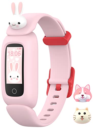 findtime Fitness Armband Kinder Fitnessuhr Schrittzähler Jungen Mädchen Smart Watch Schlafdaten Pulsuhr Stoppuhr Alarm Sportuhr für Teenager Laufuhr Android iOS von findtime