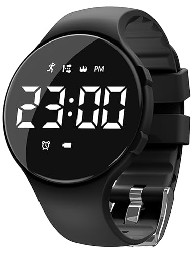 findtime Fitness-Tracker-Uhren für Männer und Frauen, kein Bluetooth, keine App, Schrittzähler, große Zahlen, Kalorienzähler, Stoppuhr, Stummschaltung, Alarm, digitale Uhr, Aktivitätstracker, Schwarz findtime Fitness-Tracker-Uhren für Männer und Frauen, kein Bluetooth, keine App, Schrittzähler, große Zahlen, Kalorienzähler, Stoppuhr, Stummschaltung, Alarm, digitale Uhr, Aktivitätstracker, Schwarz von findtime