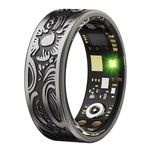 findtime Smart Ring Android IOS Smartringe für Herren Damen Schwarz Smartring Fitness Ring Tracker Schlaftracker Pulsmesser Schrittzähler Fitnessring Herzfrequenz Sport Fitnesstracker findtime Smart Ring Android IOS Smartringe für Herren Damen Schwarz Smartring Fitness Ring Tracker Schlaftracker Pulsmesser Schrittzähler Fitnessring Herzfrequenz Sport Fitnesstracker von findtime