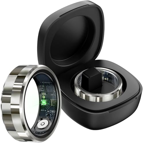 findtime Smart Ring Fitness Ring Smartringe für Herren Damen Android iOS Herzfrequenzmessung Health Tracker Ring Schlafanalyse Pulsmesser Schrittzähler Sportdaten Aktivitätstracker Smartring Silber findtime Smart Ring Fitness Ring Smartringe für Herren Damen Android iOS Herzfrequenzmessung Health Tracker Ring Schlafanalyse Pulsmesser Schrittzähler Sportdaten Aktivitätstracker Smartring Silber von findtime