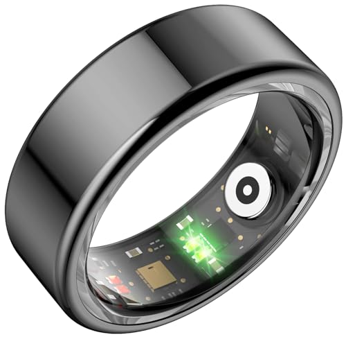findtime Smart Ring Fitness Ring Tracker Smartringe für Herren Damen IP68 Wasserdicht Tracking Ring mit Schrittzähler Kalorien Herzfrequenz Schlaftracker Android iOS von findtime