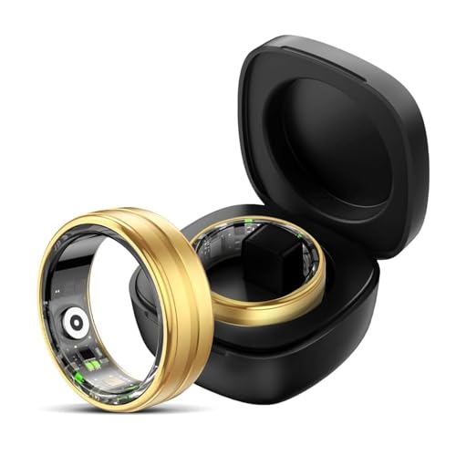 findtime Smart Ring Golden Smartringe Herren Damen Smart Ring Android iOS Fitness Ring Tracker Pulsmesser Schlafmonitor Schrittzähler Gesundheitsüberwachung Aktivitätstracker findtime Smart Ring Golden Smartringe Herren Damen Smart Ring Android iOS Fitness Ring Tracker Pulsmesser Schlafmonitor Schrittzähler Gesundheitsüberwachung Aktivitätstracker von findtime