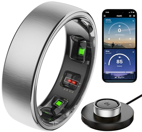 findtime Smart Ring Pulsmesser Schlaftracker Blutsauerstoffmonitor Fitness Tracker Schrittzähler Kalorien Gestensteuerung Wasserdicht Gesundheit Smart Ringe für Männer Frauen Kabelloses Laden findtime Smart Ring Pulsmesser Schlaftracker Blutsauerstoffmonitor Fitness Tracker Schrittzähler Kalorien Gestensteuerung Wasserdicht Gesundheit Smart Ringe für Männer Frauen Kabelloses Laden von findtime