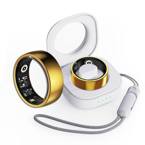 findtime Smart Ring Smartringe Herren Damen Smart Ring Android iOS Fitness Ring Tracker Pulsmesser Schlafmonitor Schrittzähler Gesundheitsüberwachung Aktivitätstracker, Golden20 findtime Smart Ring Smartringe Herren Damen Smart Ring Android iOS Fitness Ring Tracker Pulsmesser Schlafmonitor Schrittzähler Gesundheitsüberwachung Aktivitätstracker, Golden20 von findtime