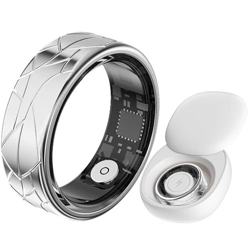 findtime Smart Ring Smartringe für Herren Damen Fitnessring Schrittzähler Schlaf Ring Herzfrequenz Fitness Tracker Ring Kalorien Health Sport Smart Ring Android iOS Gesundheitsring Pulsmesser von findtime