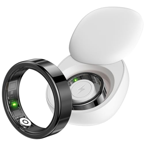 findtime Smart Ring Smartringe für Herren Damen Schmal Fitness Ring Smart Schrittzähler Smartring Herzfrequenz Blutsauerstoff Schlafmonitor Smart Ring Android iOS Fitness Tracker Ring Fitnessring von findtime
