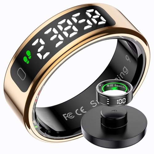 findtime Smart Ring mit Display Smartring für Herren Damen IP68 Wasserdicht Fitness Ring Tracker Android IOS Fitnessring Smarter Ring SpO2 Schlaf Pulsmesser Schrittzähler Sport findtime Smart Ring mit Display Smartring für Herren Damen IP68 Wasserdicht Fitness Ring Tracker Android IOS Fitnessring Smarter Ring SpO2 Schlaf Pulsmesser Schrittzähler Sport von findtime
