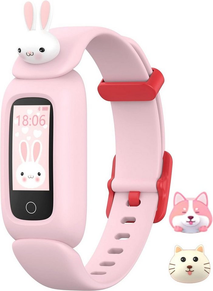 findtime Smartwatch (0,96 Zoll, Android, iOS), Kinder Fitnessuhr Schrittzähler Jungen Mädchen Smart Watch Schlafdaten von findtime