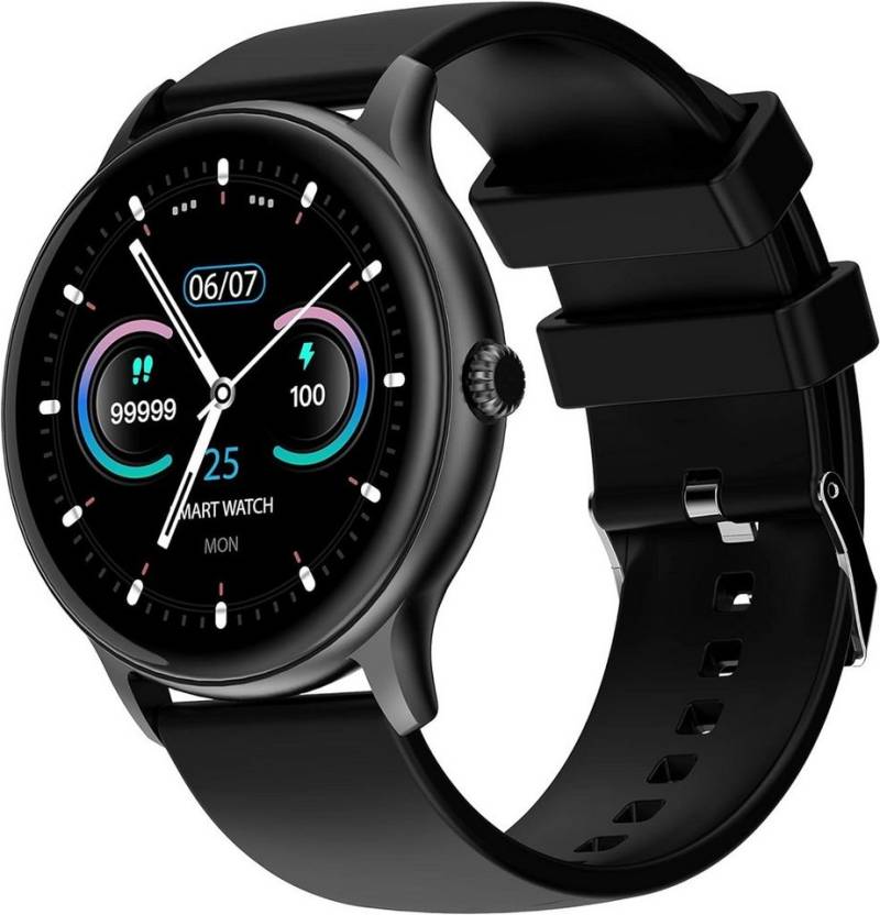 findtime Smartwatch (1,28 Zoll, Android, iOS), Armbanduhrmit Blutdruckmessgerät,Herzfrequenzmonitor und Schlafmonitor von findtime