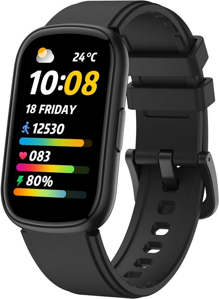 findtime Smartwatch (1,44 Zoll, Android, iOS), mit Anruferinnerung 25 Sport Modi Herzfrequenz Monitor Fitness Uhr von findtime