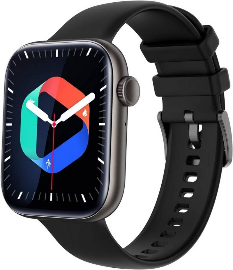findtime Smartwatch (1,8 Zoll, Android, iOS), mit Sportmonitor,25Sportmodi,Fitness-Tracker,Bluetooth,IP67wasserdicht von findtime